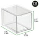 thumbnail image 4 of Caja de almacenamiento de zapatos mDesign con cajón de plástico transparente, paquete de 4, 4 of 9
