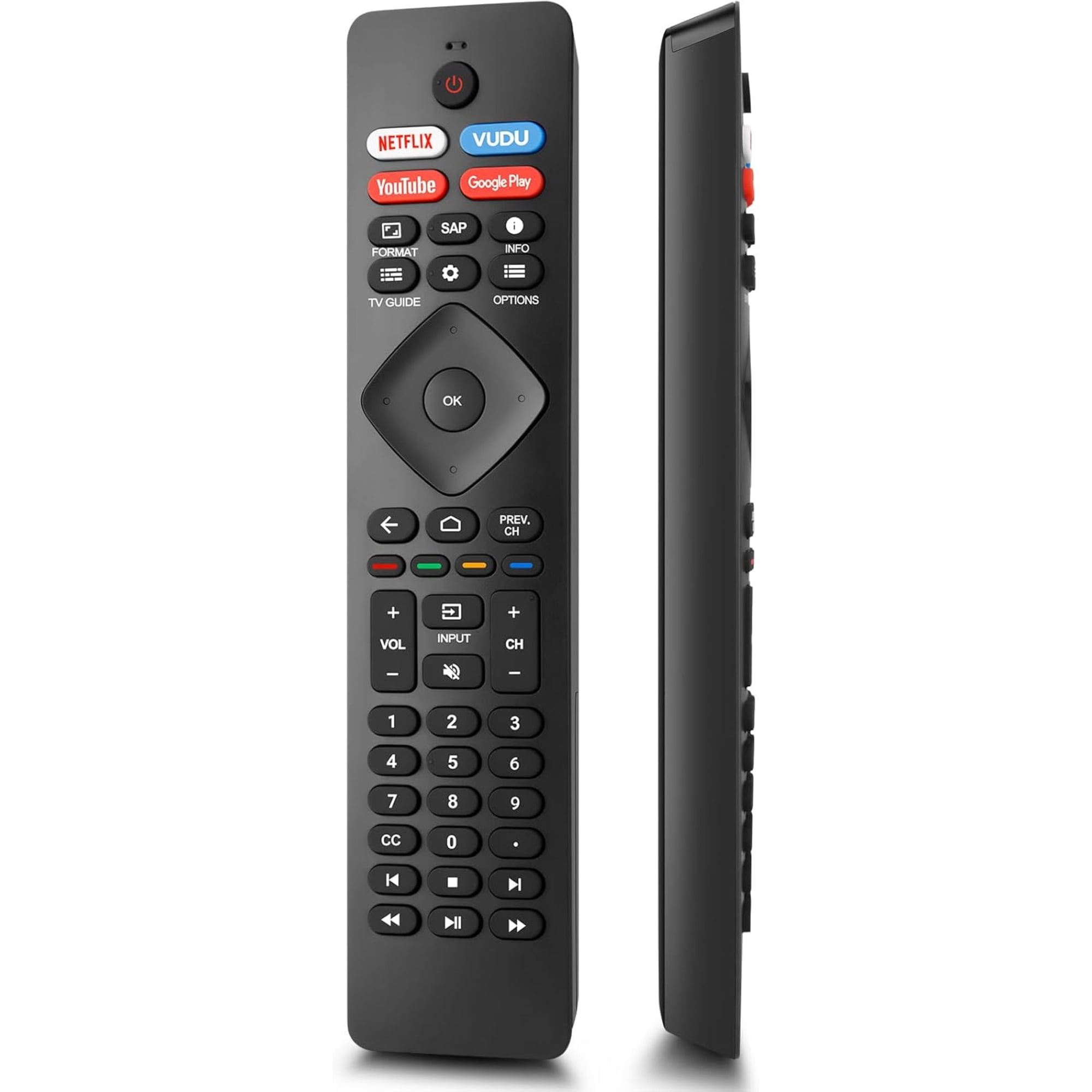 New Universal Replacement for All Philips Smart TV Remote Control, Replacement Remote for Philips Android LED LCD 4K Smart TV.