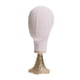 thumbnail image 2 of Cabeza de maniquí de 54 cm, soporte para exhibición de sombreros, perchero multifuncional con base estable. base dorada, 2 of 9