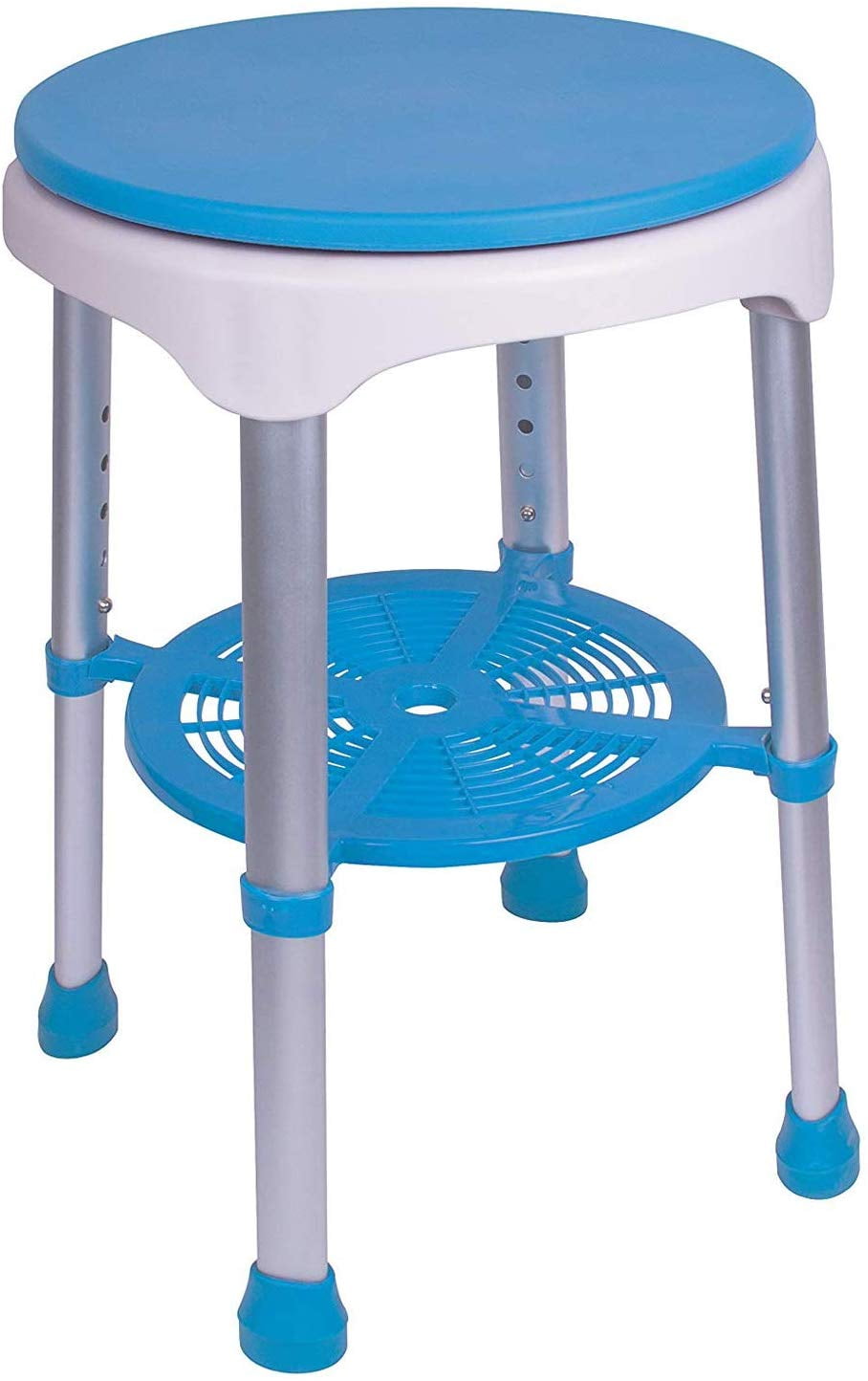 Carex Compact Round Shower Stool Shower Stool 
