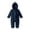 Navy, variant on YDFCWXW Baby Girl Winter Hooded Jumpsuit Romper Baby Warm Snowsuit Clothes Set (Pink, 6-12 Months)