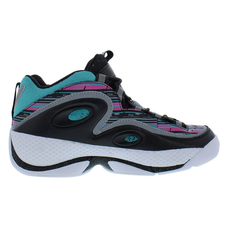 Fila Grant Hill 3 Unisex Shoes Size 7.5, Color: Black/Pink/Teal