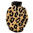 thumbnail image 2 of Suéteres con cremallera y estampado de leopardo en 3D para hombres y niños, sudaderas con gráficos de piel de animal estilo Harajuku, sudaderas casuales holgadas con capucha para la calle, 2 of 5