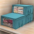 thumbnail image 3 of Organizador portátil no tejido para el hogar, ahorrador de espacio, organizador de ropa, edredón, manta, bolsa de almacenamiento, organizador de caja, 3 of 7