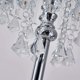 thumbnail image 5 of Lámpara de pie beaysyty de cristal, 3 luces, acabado cromado, 5 of 7