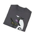 thumbnail image 5 of Cat Witch Hat, Gildan Unisex Softstyle T-Shirt, Graphic Tee, S-3XL, 5 of 5