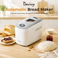 thumbnail image 3 of Davivy Bread Maker Machine 3.5LB, 15-in-1 Automatic Bread Machine Maker with Nonstick Bowl, Double Kneading Paddles, Add Signal, 3 Loaf Sizes and 3 Crust Settings,15-H Delay Timer, 3 of 11