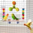thumbnail image 5 of Goowood Interactive Parrots Toy Chewable Bells with Rotating Windmill Colorful Bird Cage Toys for Parrots Parakeets Cockatiels and Conures Mental Stimulation and Beak Exercise, 5 of 5