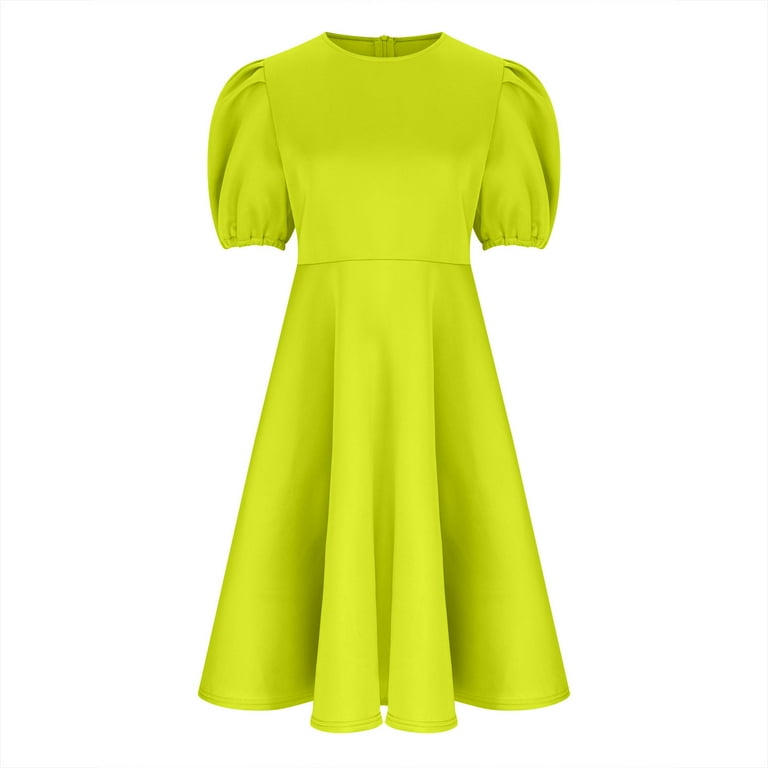 DTBPRQ Women's Wedding Guest Dresses Puff Sleeve Casual Dresses V-Neck Floral Party Dress with Pockets Cocktail Dress Solid Plus Size Homecoming Dresses - Walmart.com DTBPRQ Women's Wedding Guest Dresses Puff Sleeve Casual Dresses V-Neck Floral Party Dress with Pockets Cocktail Dress Solid Plus Size Homecoming Dresses - Walmart.com
