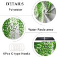 thumbnail image 3 of Lush Vine Plants Shower Curtain Green Leaves Lvy Natural Botanical Shower Curtains Decorative for Bathroom Waterproof Fabric Shower Curtain with Hooks 36x72 Inches, 3 of 6