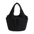 thumbnail image 2 of Striped Corduroy Diaper Bag Tote Large Capacity Shoulder Handbag for Moms Strolling and Daily Commute, 2 of 6