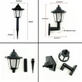thumbnail image 3 of Solar Hexagonal Light Outdoor LED Solar Sconce Lantern Auto ON/OFF Solar Fence Light 2PCS, 3 of 8