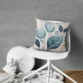 thumbnail image 4 of Cute Botanical Print Vintage Yellow Sage Green Flower Leaves Throw Pillow Covers 20"x20", 1 Pcs, Linen Study Sofa Cushion Cover Indoor Living Room Home Decor, 4 of 6