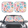 thumbnail image 2 of Vsdgher Cupcakes and Donuts Print Car Windshield Sun Shade, Reflective Sunshade Window Sunshade Sun Visor Protector Fit for Cars,Trucks,SUVs-Large, 2 of 6