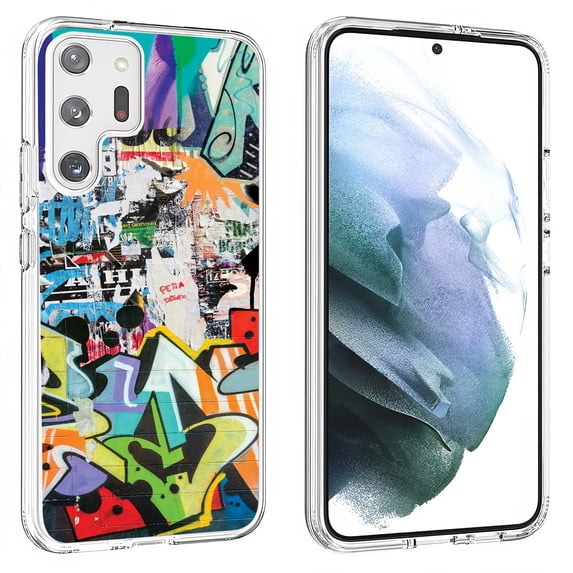 TalkingCase Slim Phone Case Compatible for Samsung Galaxy S23 Ultra 2023, Street Graffiti Print, Lightweight, Flexible, USA