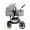 Gray, variant on Lortsybab Baby Stroller - Folding Infant Newborn Pram Stroller & Unisex Baby Carriage