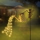 thumbnail image 4 of Lámpara De Hierro Forjado Mini Linterna Solar Con Forma De Flor Para Botella De Agua, Luz Decorativa Para Jardín Al Aire Libre Con Acabado De Hierro Dorado Y Luz Led Cálida, 28cm (1 Unidad) Rkxzt, 4 of 8