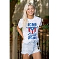 thumbnail image 3 of Puerto Rico Baseball State Flag Pride Plus Size Crewneck Graphic Tee Shirt Brisco Brands 5X, 3 of 4