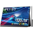 thumbnail image 1 of Monitor portátil para juegos UPERFECT 16 pulgadas 120 Hz HDR 400 nits 1080P, 1 of 7