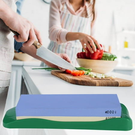 

Tangnade Premium Whetstone Sharpening Stone 1000/3000 Knife Sharpener With Rubber Holder
