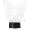 thumbnail image 2 of Nauchild Night Light Butterfly Night Lamp Touch Control 7 colores que cambian el nombre personalizado Led Night Lights para la decoración de la habitación Ideas de regalos personalizados para niños Feliz Sencillez, 2 of 4