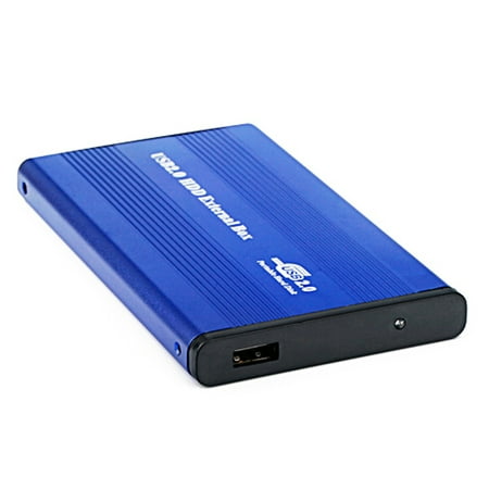 500gb Pata Internal Hard Drive - HDE USB 2.0 Aluminum External Hard Drive Enclosure Case Supports 2.5-inch IDE/PATA Drives Up To 500GB (Blue)