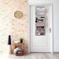 thumbnail image 1 of Organisateur Suspendu sur Porte Sac de Rangement en Tissu avec 4 Compartiment pour Jouet Magazine Chapeau Gris, 1 of 2