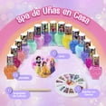 thumbnail image 3 of Set De Esmaltes Disney Princesas Para Niñas Con 15 Esmaltes Desprendibles, Gems Para Decoración De Uñas, Spa De Uñas Infantil No Tóxico, Juego Creativo De Manicure Infantil, 3 of 7