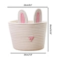 thumbnail image 1 of Cute Rabbit Basket Easter Bunny Ear Storage Bag Portable Candy Bag for Storing Cosmetics and Snacks, 1 of 5