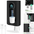 thumbnail image 6 of DISHUECO Automatic Mouthwash Dispenser, 18.26oz Wall Mounted Mouth Wash Dispenser for Bathroom with Magnetic Cups, 3 Dispensing Level, Bathroom Accessories, 6 of 7
