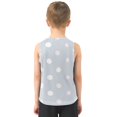 thumbnail image 3 of Gentle Background with Pink White Dots Vest Undershirt Tank Top Sleeveless Quick Dry S, 3 of 7