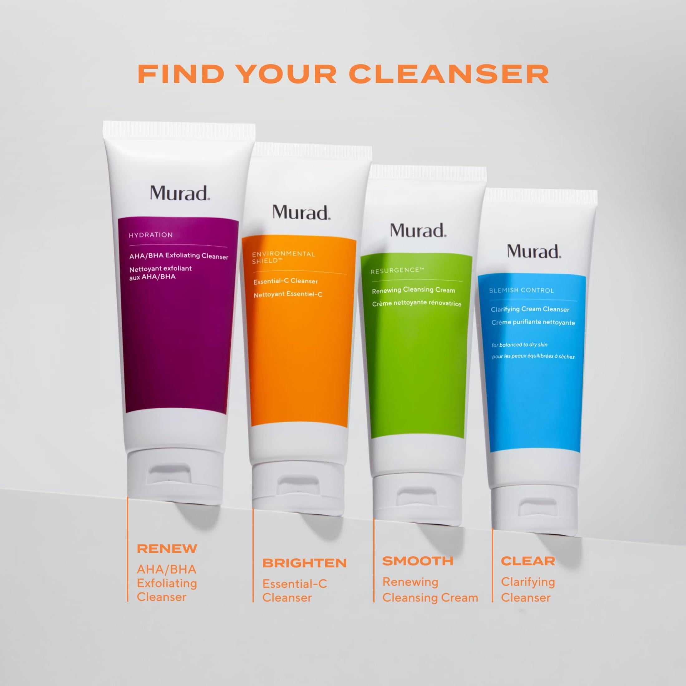 Murad Essential-C Facial Cleanser, Contains Antioxidants, 5 fl oz