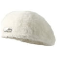 thumbnail image 2 of dianhelloya Women Winter Beret Hat Fuzzy Solid Color Soft Cold Resistant Foldable Vintage Faux Fur Sunscreen Women Autumn Painter Hat Advanced Hat White, 2 of 8