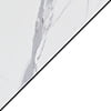 White Faux Marble/White
