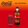 thumbnail image 4 of Coca-Cola Zero Sugar Orange Cream Bottle, 20 fl oz, 4 of 5