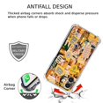 thumbnail image 4 of Yellow Collage Case for iPhone 12,Aesthetic Art Design Pattern Soft Full TPU Bumper Cover, 4 of 5