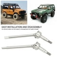 thumbnail image 4 of Eje Delantero RC CVD Acero Inoxidable ANGGREK Para Coche RC 1/18, 4 of 8