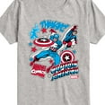 thumbnail image 3 of Marvel Captain America - Stickers - Toddler and Youth Short Sleeve Graphic T-shirt, 3 of 5