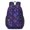 Astronaut and Mushroom, variant on Alien UFO Deep Blue Pattern 17" School Backpacks for Teens,Waterproof Oxford Fabric,S-Shape Padded Straps for School,Travel,Hiking,Camping