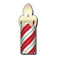thumbnail image 2 of Dserfhy Christmas Yard Sign Outdoor Red White Striped Candle Sign with Stake for Garden Balcony Pathway Walkway Decor, 2 of 8
