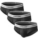 thumbnail image 1 of GTOPXMAN Calzoncillos de Tiro Bajo para Hombre, Paquete de 3, Talla XXL, Negro, 1 of 4