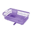 thumbnail image 3 of Escurridor de platos, escurridor de encimera, soporte para utensilios, ahorra espacio con pico. violeta, 3 of 9