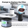 thumbnail image 6 of BREEZOME 1 Pack HEPA Replacement Filter for Air Purifier Black/White JH13, 6 of 10