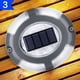 thumbnail image 5 of Luces solares para cubierta, camino de entrada, luz LED para muelle, luces solares para exteriores, impermeables, marcadores de carretera para escalones, aceras, escaleras, jardín, suelo,, 5 of 8