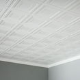 thumbnail image 3 of FASÄDE Portrait Decorative Vinyl 2ft x 4ft Glue up Ceiling Panel in Matte White (5 Pack), 3 of 5