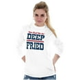 thumbnail image 3 of You Had Me At Deep Fried Southern Plus Size Long Sleeve Graphic Tee Shirt Brisco Brands 3X, 3 of 5