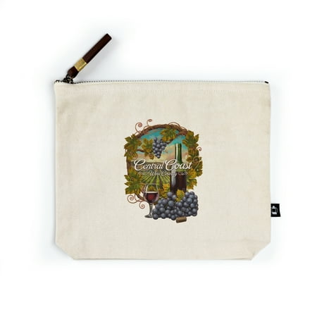 

Central Coast Wine Country Contour (100% Cotton Canvas Travel Accessory Go Bag)