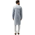 thumbnail image 2 of Ethnic Asia Men's Tunic Cotton Long Kurta Shirt Regular Fit Kurta Pajama Indian Yoga Casual Dress Set, 2 of 5
