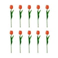thumbnail image 2 of 10 PCS Real Touch Artificial Tulip Flowers 13 Inch PU Tulips Stems, Multicolor Spring Bouquet for Easter, Mother's Day, Valentine's Decor, Wedding, and Home Floral Arrangements, 2 of 5