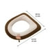 thumbnail image 2 of Funda de inodoro impermeable, cojín mullido y grueso, cierre de cremallera, comodidad para todo tipo de clima, para uso doméstico, diseño impermeable, material suave, esencial para el baño. Blaxill, 2 of 7